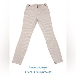 Pilcro and the Letterpress by Anthropologie High Rise Skinny Jeans 28
